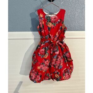 Joe-Ella - Halo Floral Print Bubble Dress
